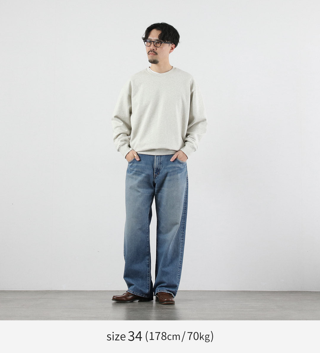 SATURDAYS NYC / Takeru Relaxed Denim Wide Straight Pants