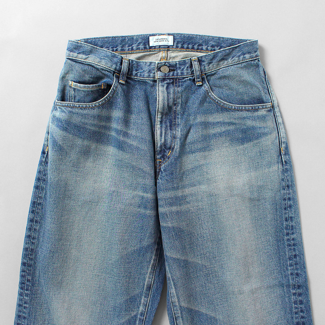 SATURDAYS NYC / Takeru Relaxed Denim Wide Straight Pants