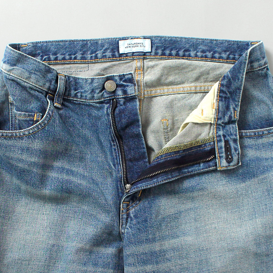 SATURDAYS NYC / Takeru Relaxed Denim Wide Straight Pants