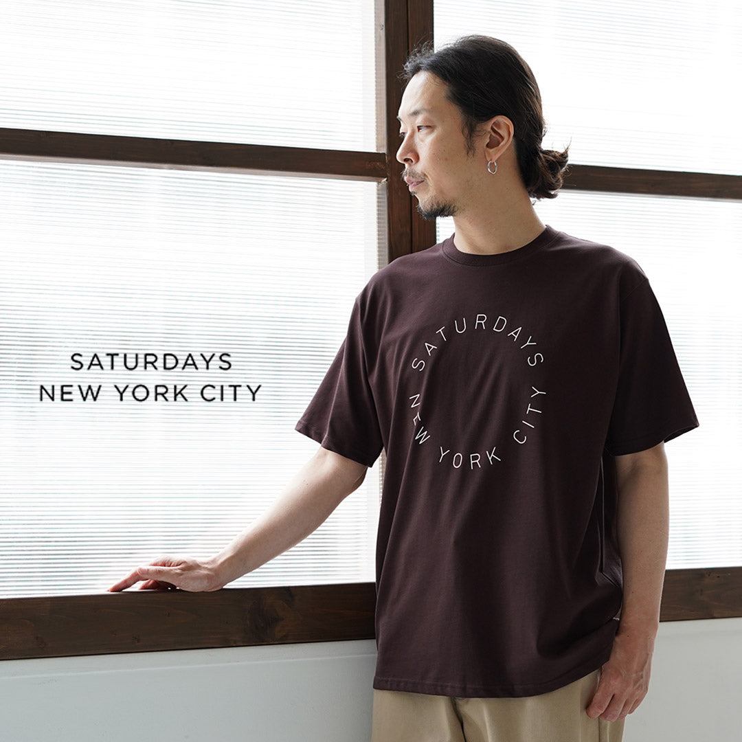 SATURDAYS NYC / Circular Saturdays Logo T-Shirt