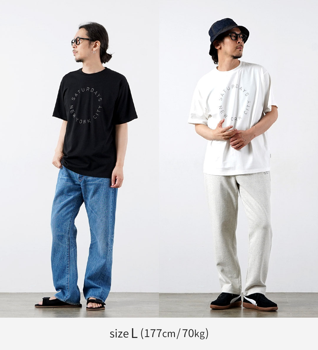 SATURDAYS NYC / Circular Saturdays Logo T-Shirt