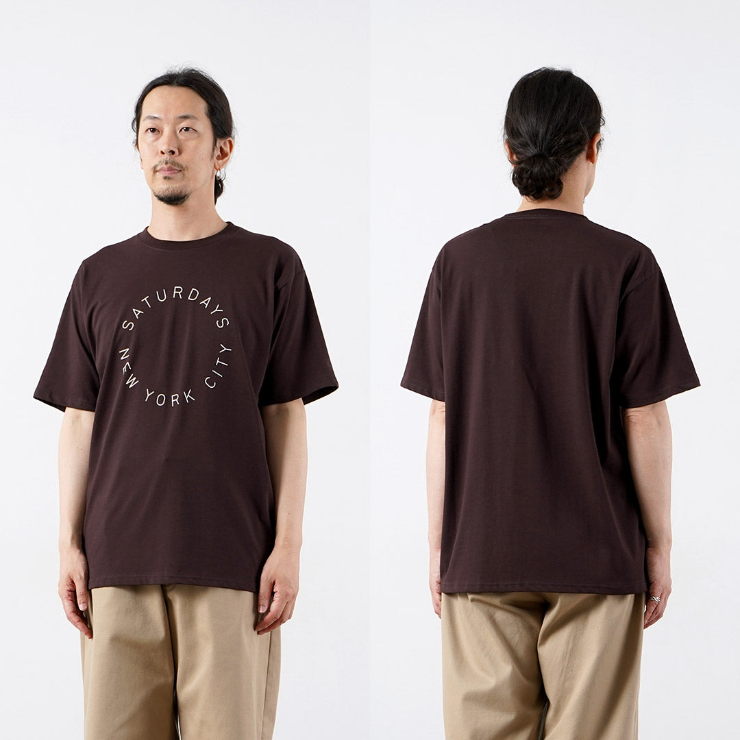 SATURDAYS NYC / Circular Saturdays Logo T-Shirt