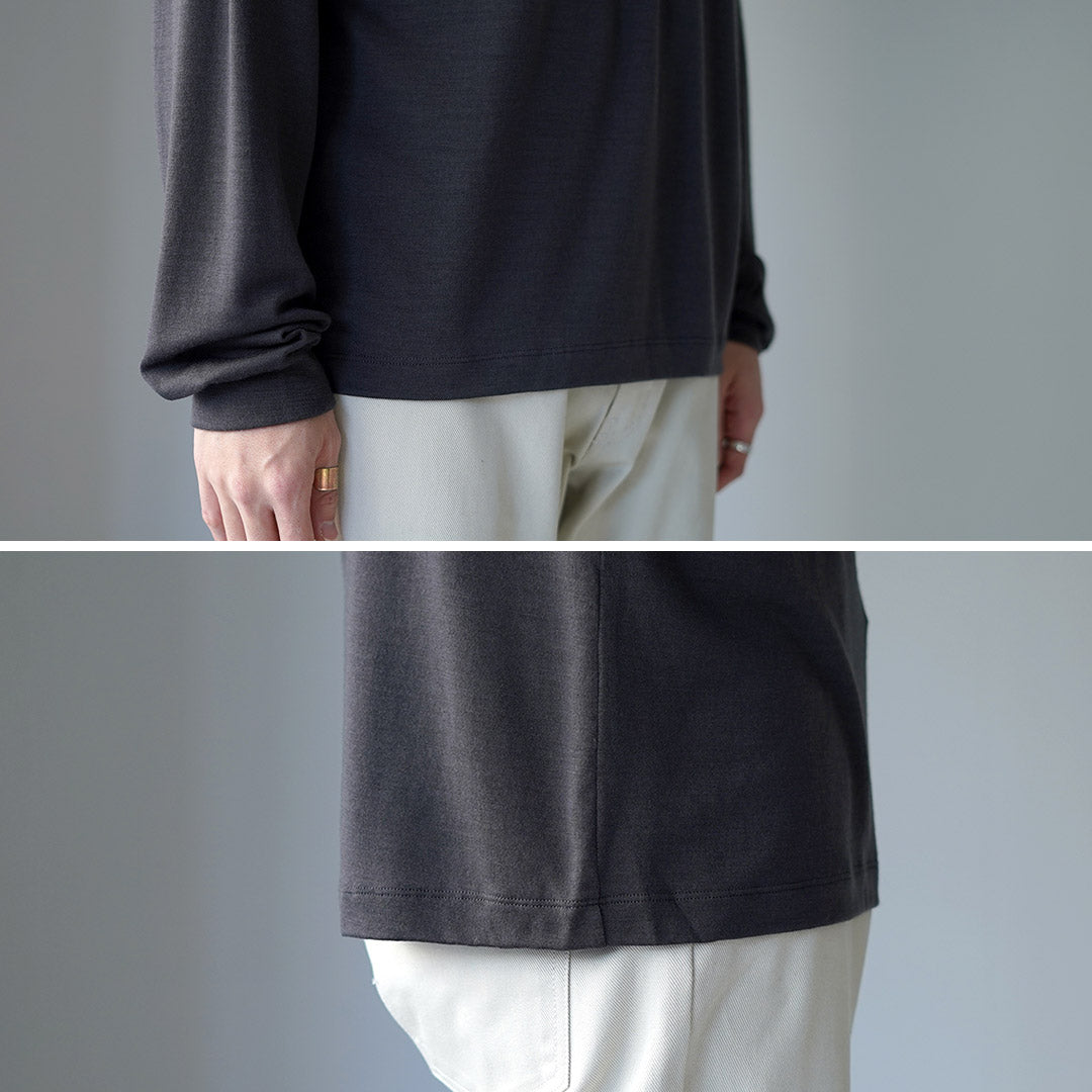 LIFiLL / 男士羊毛长袖 T 恤