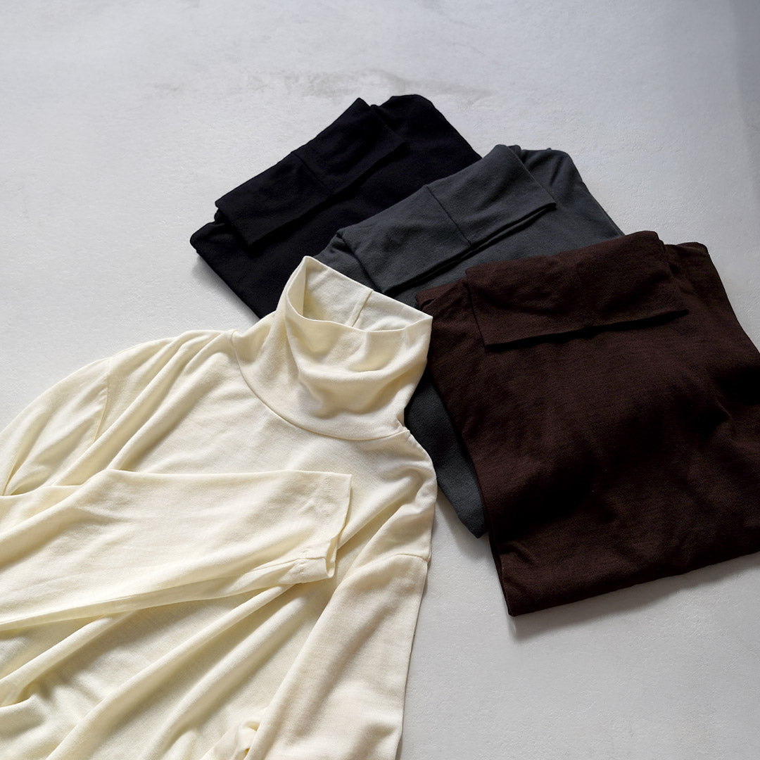 LIFiLL / Woolish High-Neck Long-Sleeve Tee