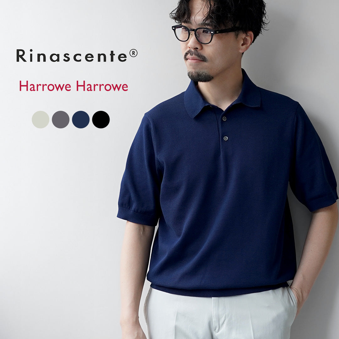 RINASCENTE / 12G Jersey Hybrid Washable Polo Shirt