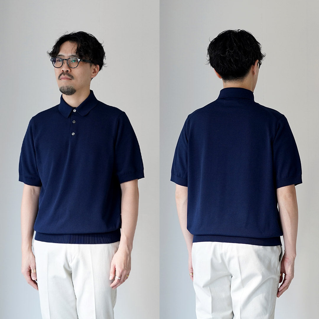 RINASCENTE / 12G Jersey Hybrid Washable Polo Shirt