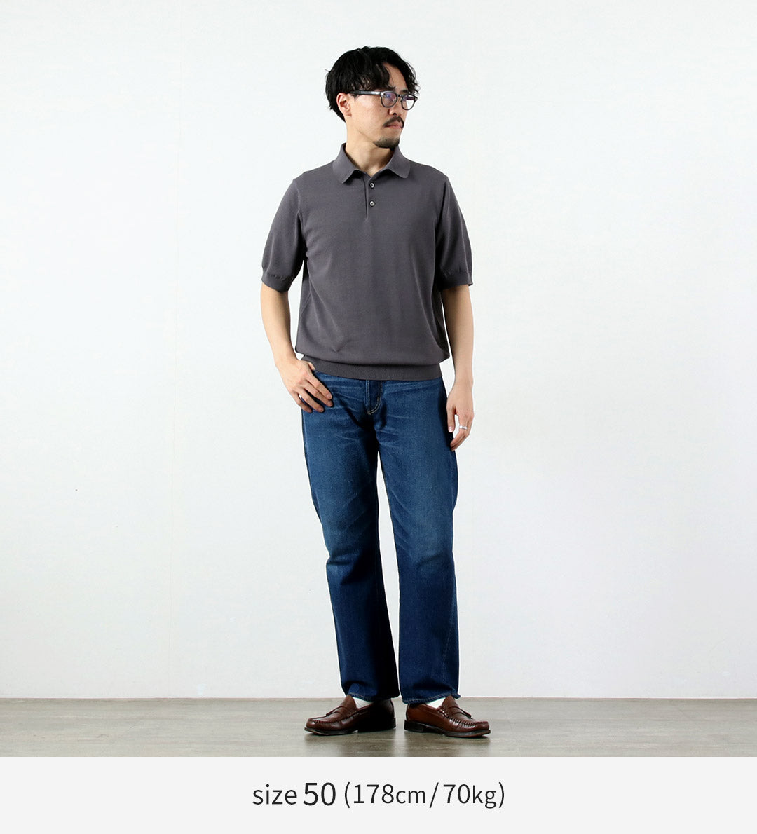 RINASCENTE / 12G Jersey Hybrid Washable Polo Shirt