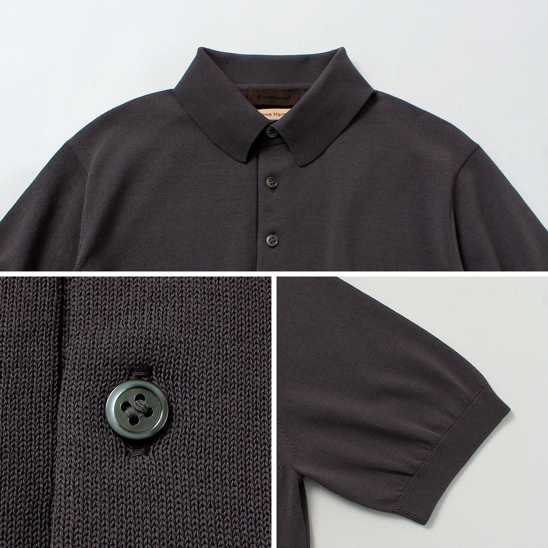 RINASCENTE / 12G Jersey Hybrid Washable Polo Shirt