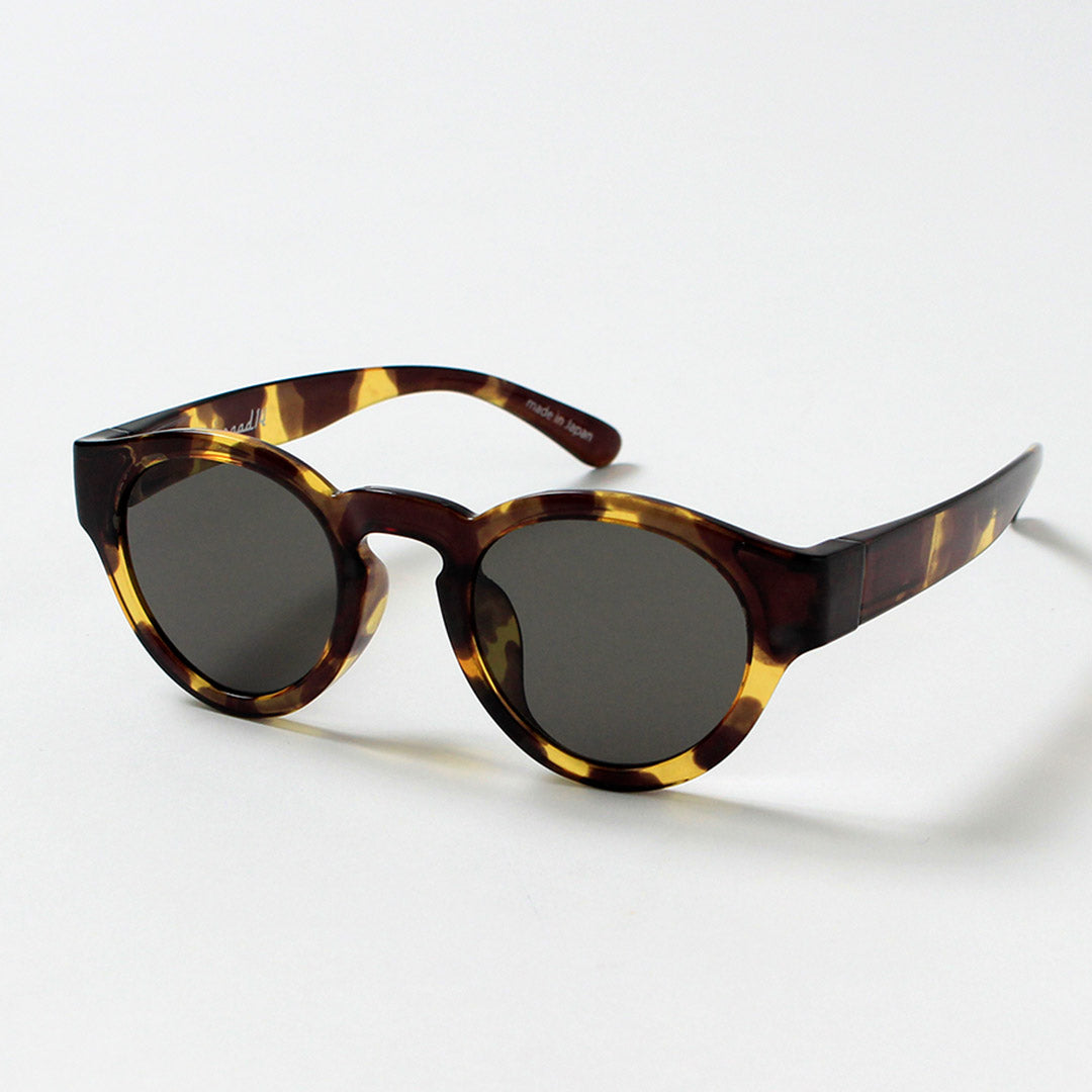 JUGAAD14 / Harbor Clear French Style Boston-Frame Sunglasses