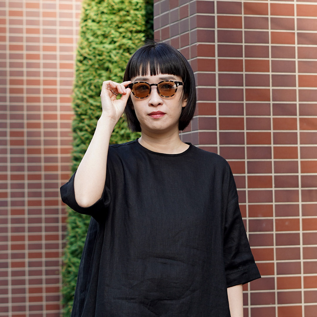 JUGAAD14 / Cove Clear French Wellington Sunglasses