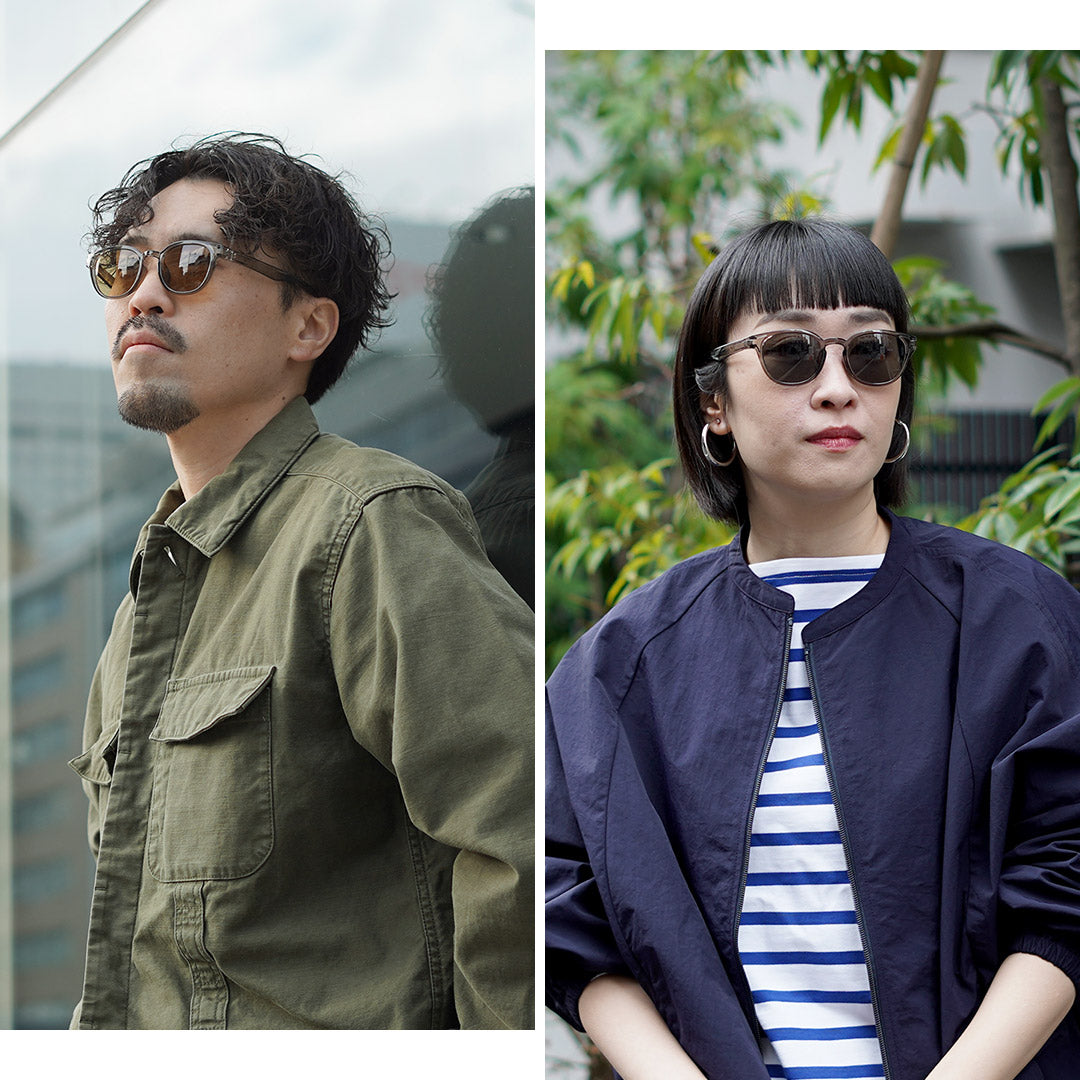JUGAAD14 / Cove Clear French Wellington Sunglasses