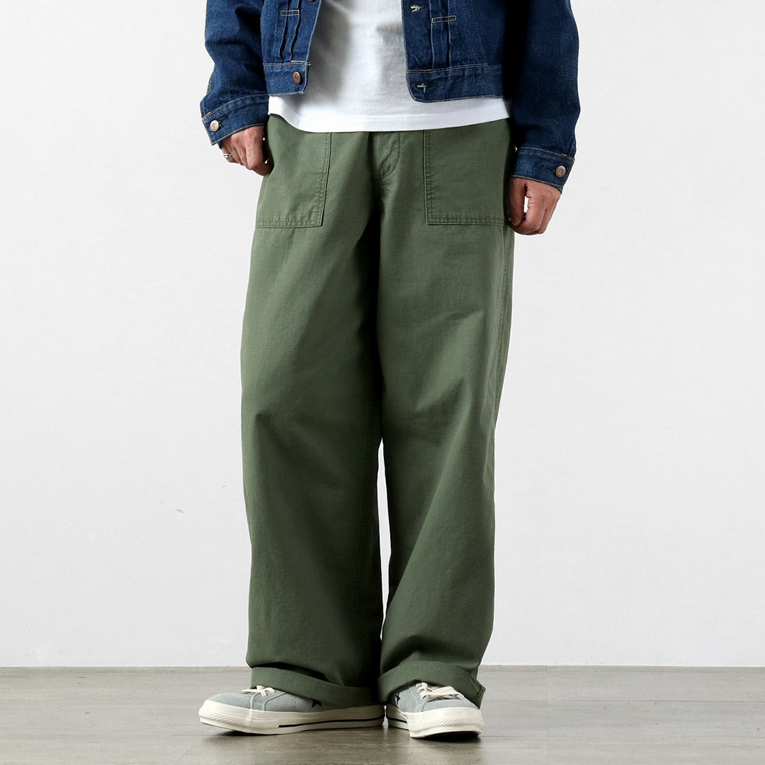 藍色再生布料 / Summer Wide Baker Pants Ripstop