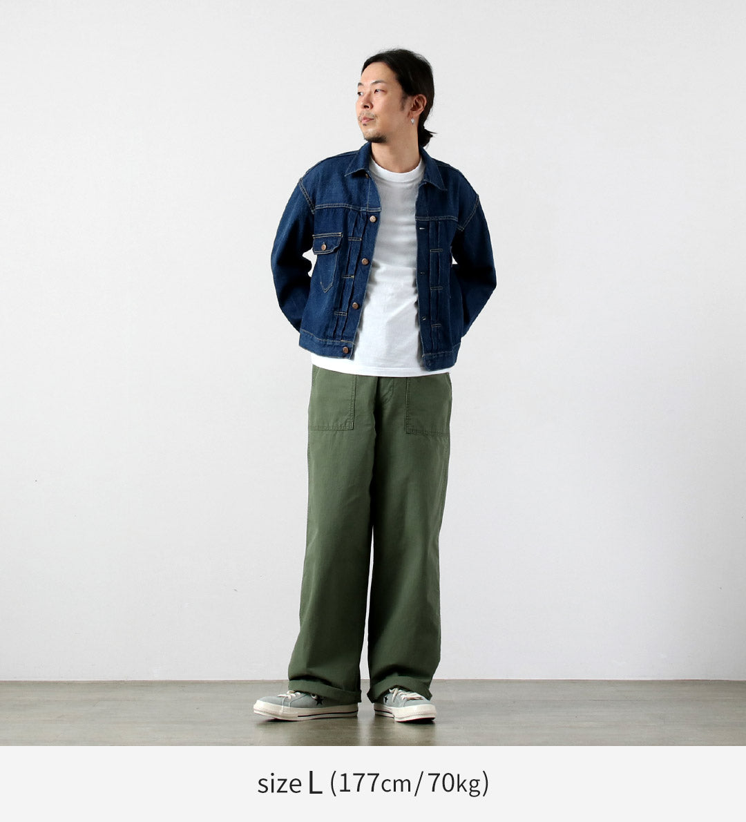 藍色再生布料 / Summer Wide Baker Pants Ripstop