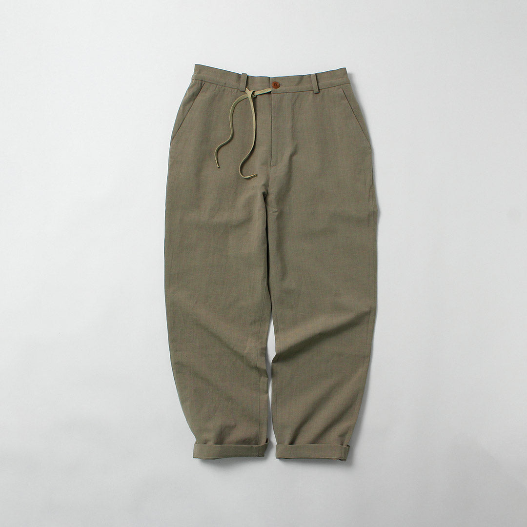 KEMA DESIGNS / Drawstring Easy Trousers