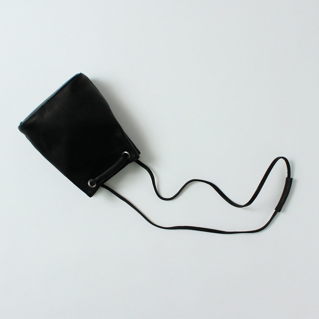 MR.OLIVE / 防渗透皮革 2 路小圆筒包