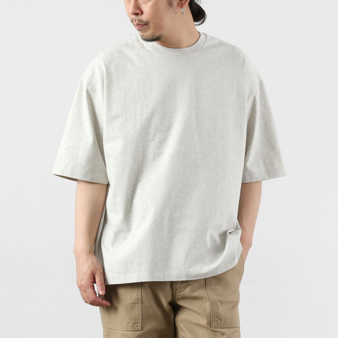 HEALTHKNIT / T-shirt universel à col rond en coton américain exclusif à manches courtes