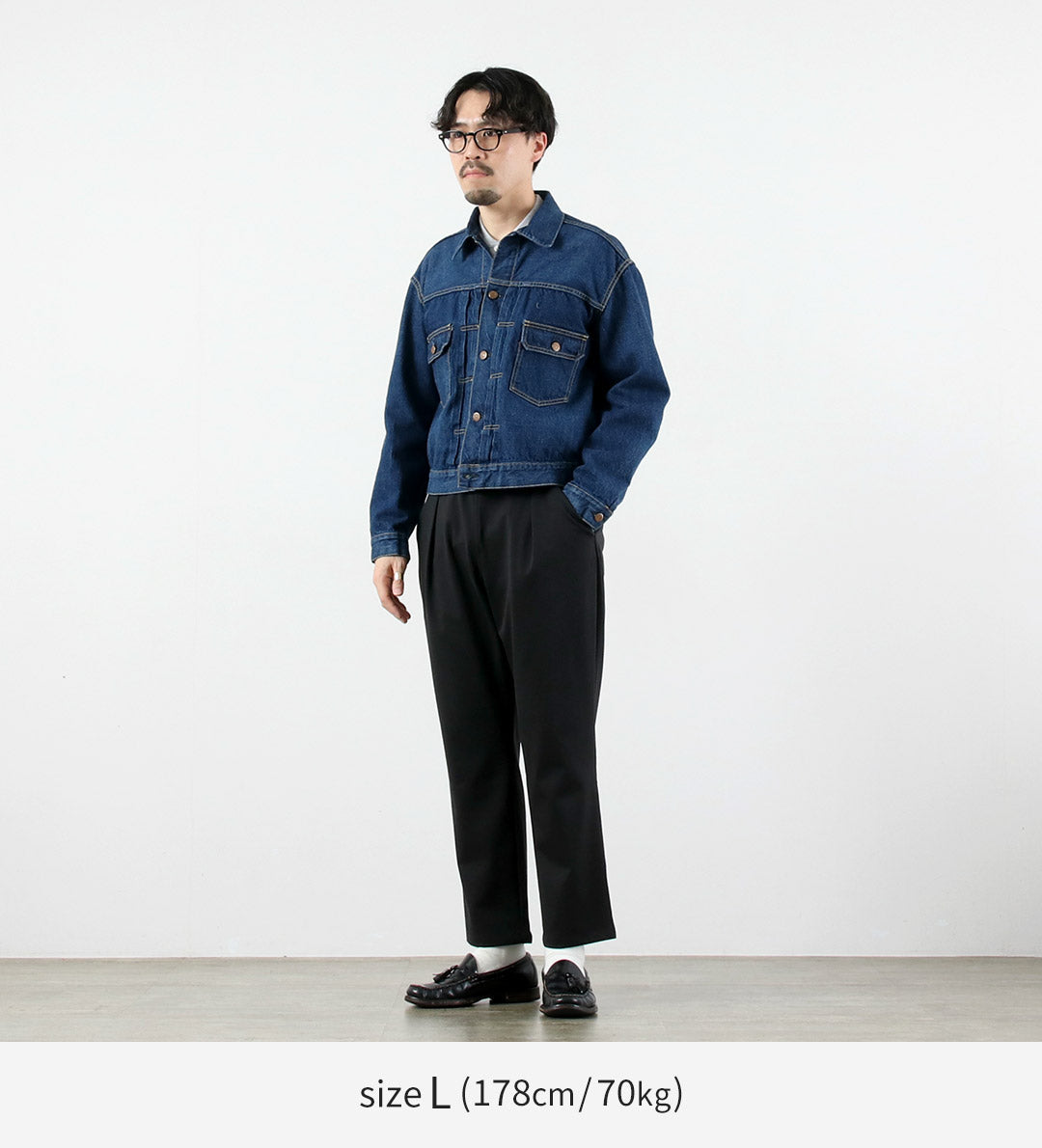 RE MADE IN TOKYO JAPAN / Dress Jersey Tuck Pants
