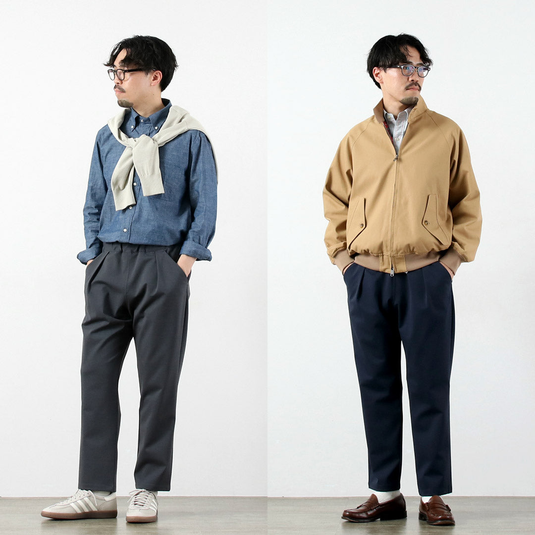 RE MADE IN TOKYO JAPAN / Dress Jersey Tuck Pants