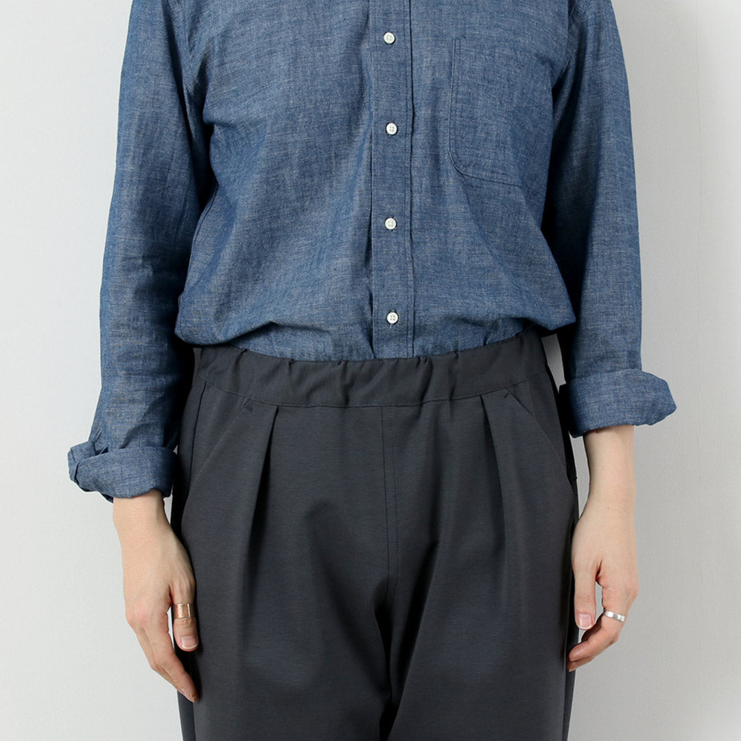 RE MADE IN TOKYO JAPAN / Dress Jersey Tuck Pants