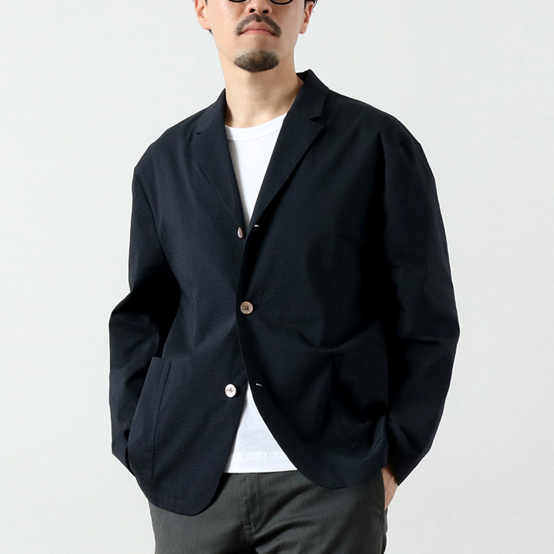 RE MADE IN TOKYO JAPAN / Veste Coolmax Seersucker sur mesure 3B