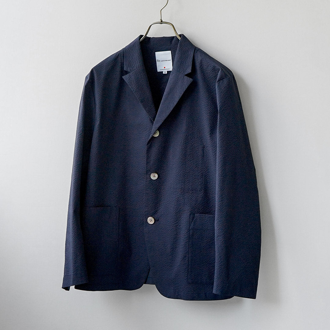 RE MADE IN TOKYO JAPAN / Veste Coolmax Seersucker sur mesure 3B