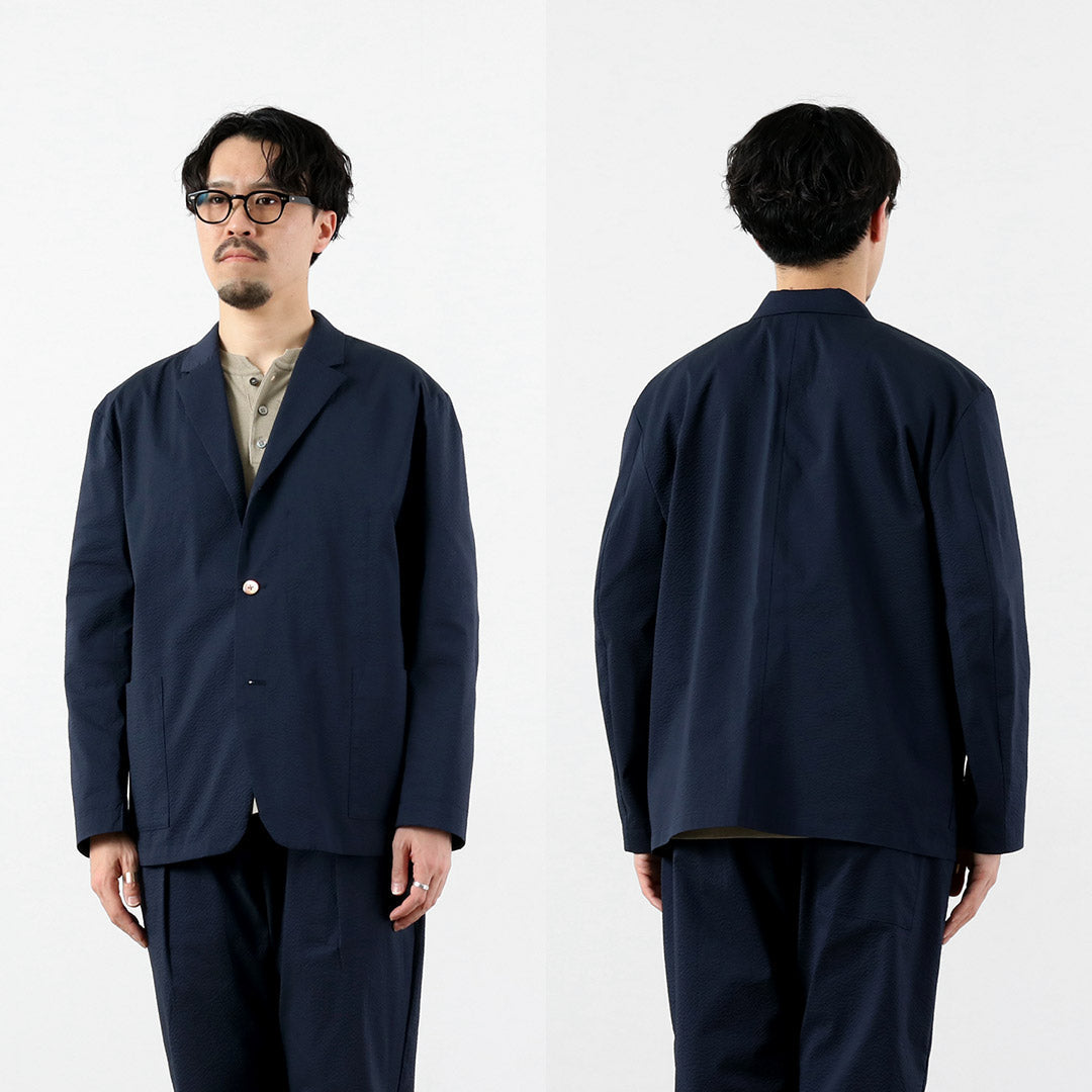 RE MADE IN TOKYO JAPAN / Veste Coolmax Seersucker sur mesure 3B