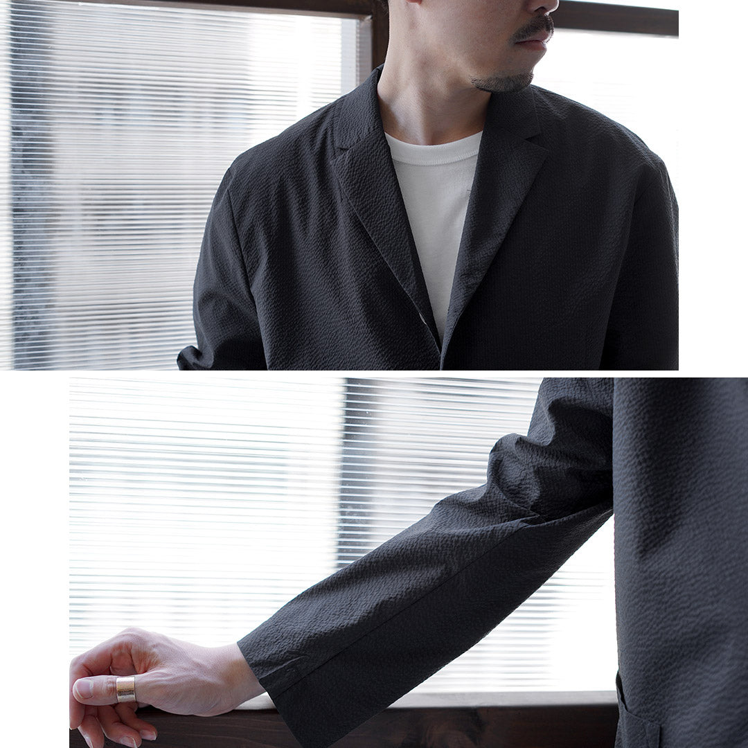 RE MADE IN TOKYO JAPAN / Veste Coolmax Seersucker sur mesure 3B