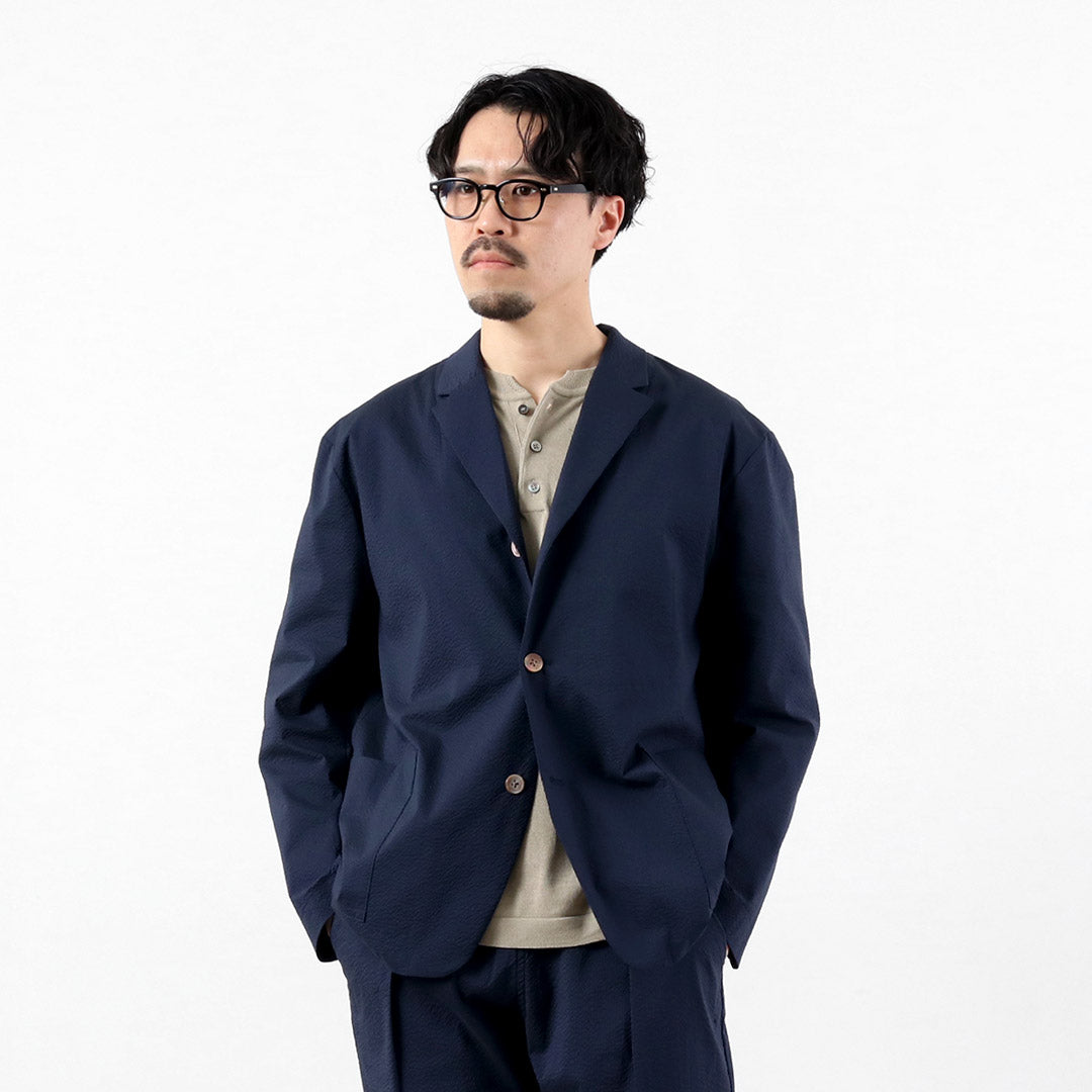 RE MADE IN TOKYO JAPAN / Veste Coolmax Seersucker sur mesure 3B