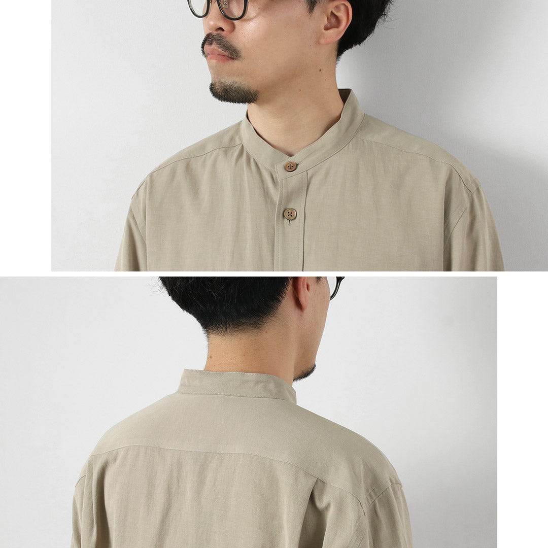 RE MADE IN TOKYO JAPAN / Chemise CPO classique en lin Tencel