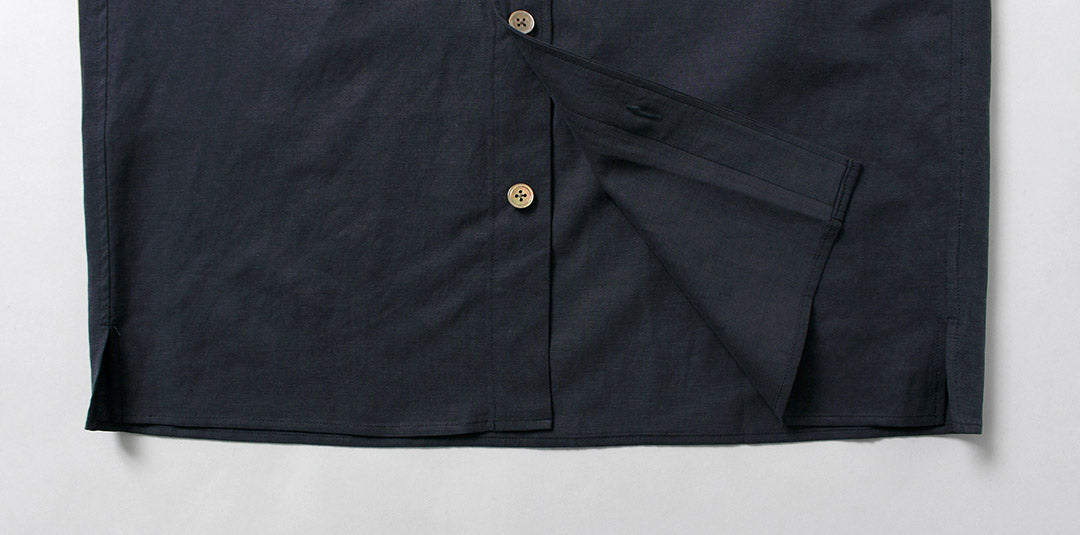 RE MADE IN TOKYO JAPAN / Chemise CPO classique en lin Tencel