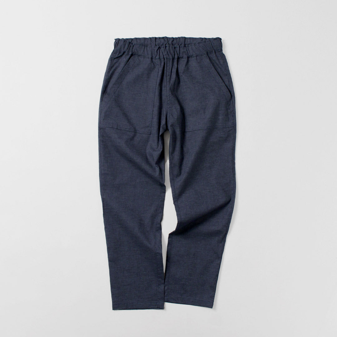 RE MADE IN TOKYO JAPAN / Pantalon Confort Chanvre Chambray