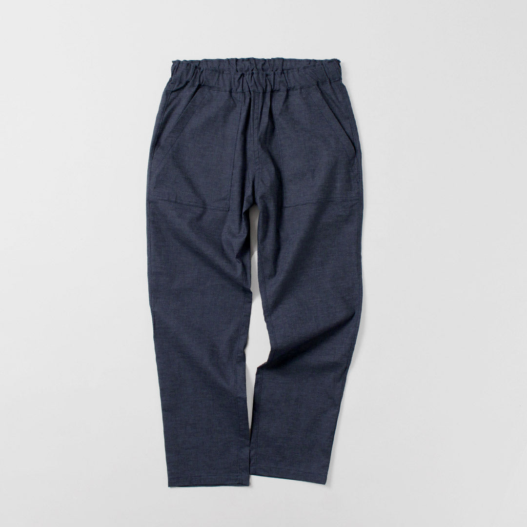 RE MADE IN TOKYO JAPAN / Pantalon Confort Chanvre Chambray