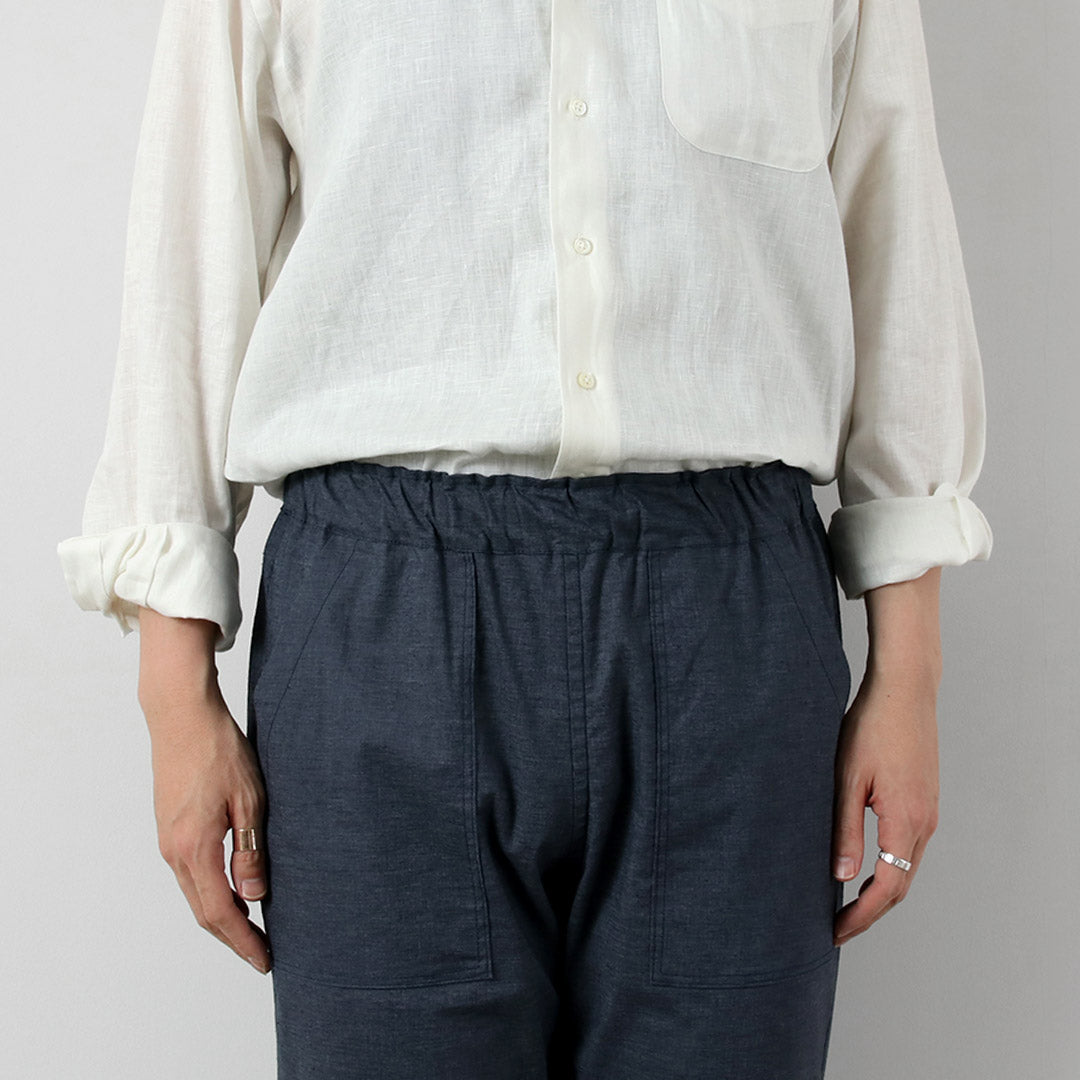 RE MADE IN TOKYO JAPAN / Pantalon Confort Chanvre Chambray