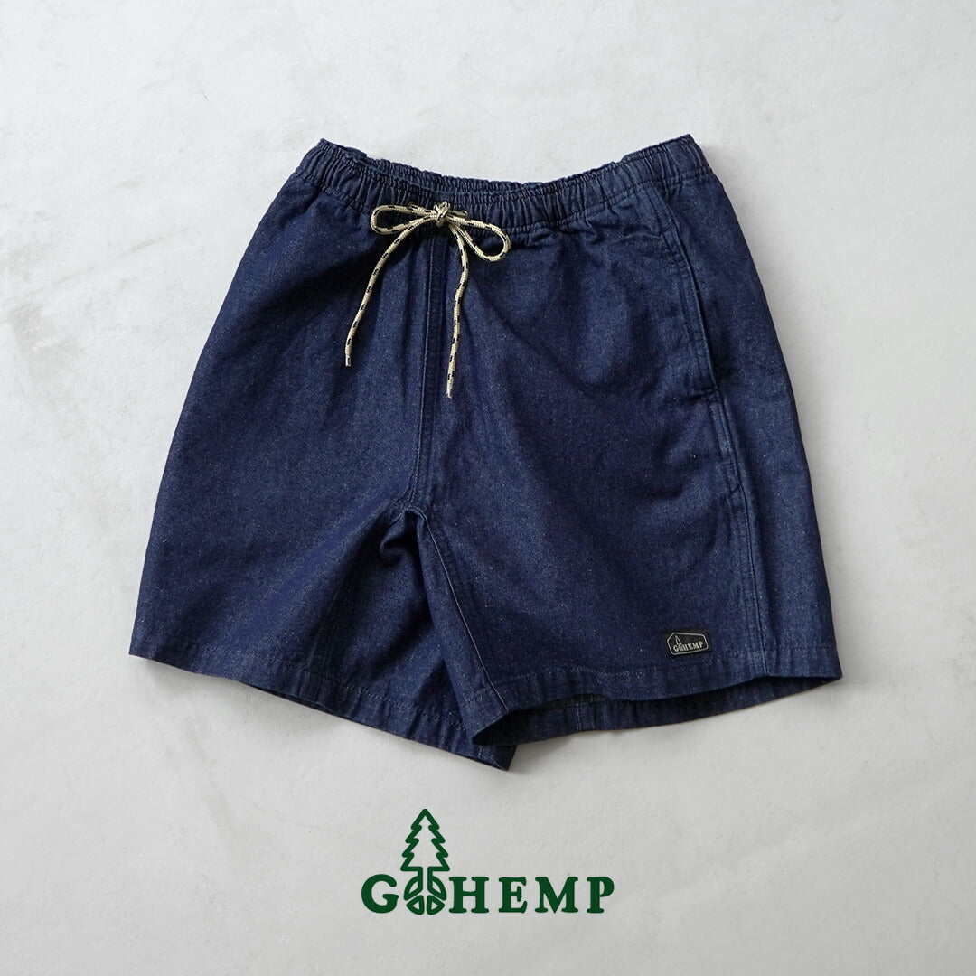 GOHEMP / 麻果醬短褲 7.5oz 牛仔布