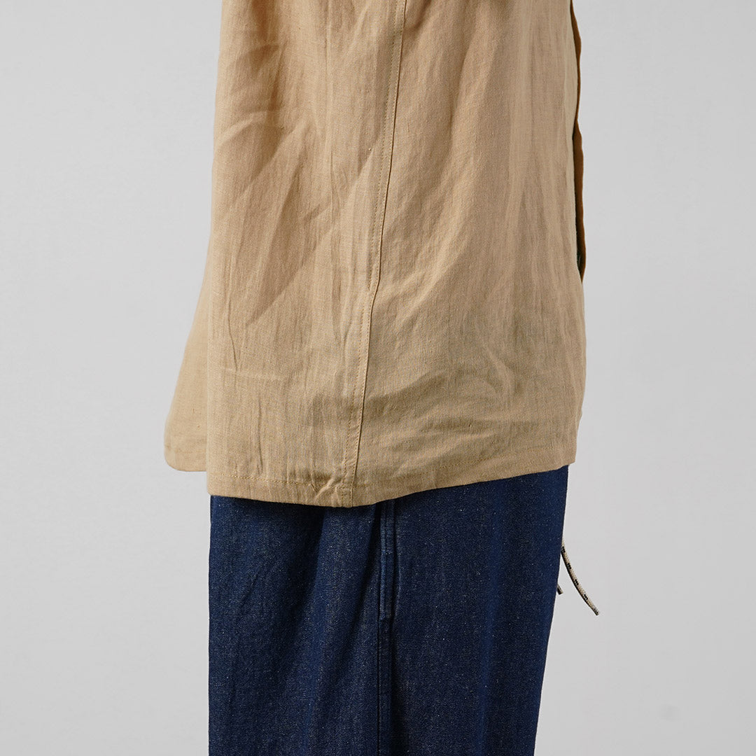 GOHEMP / Hemp Broadcloth Open Mind Shirt