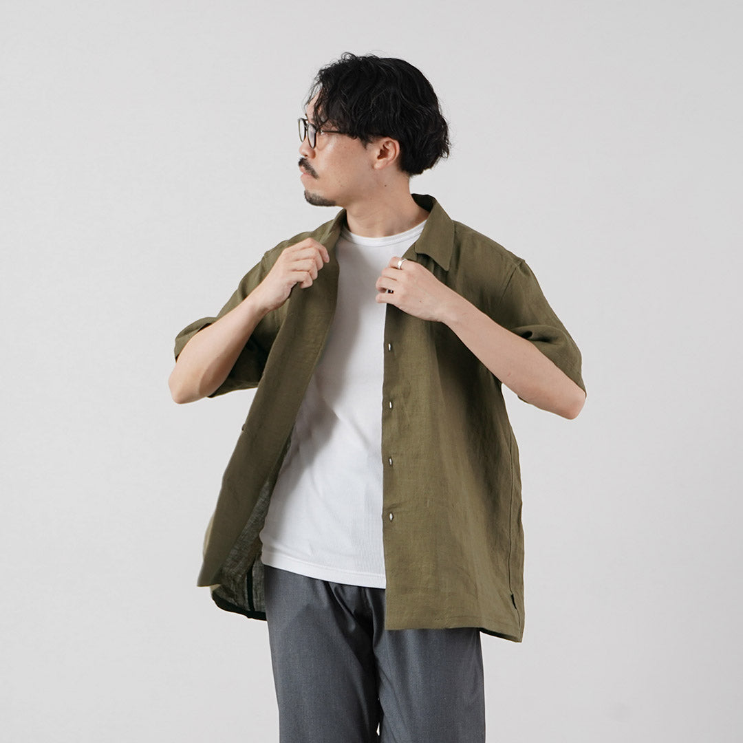 GOHEMP / Hemp Broadcloth Open Mind Shirt