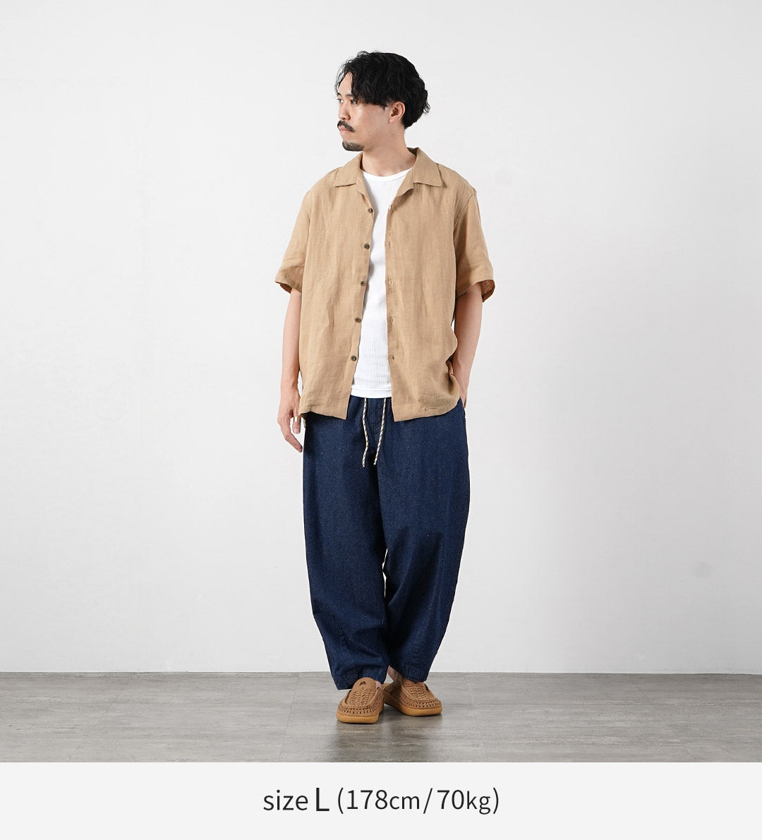 GOHEMP / Hemp Broadcloth Open Mind Shirt