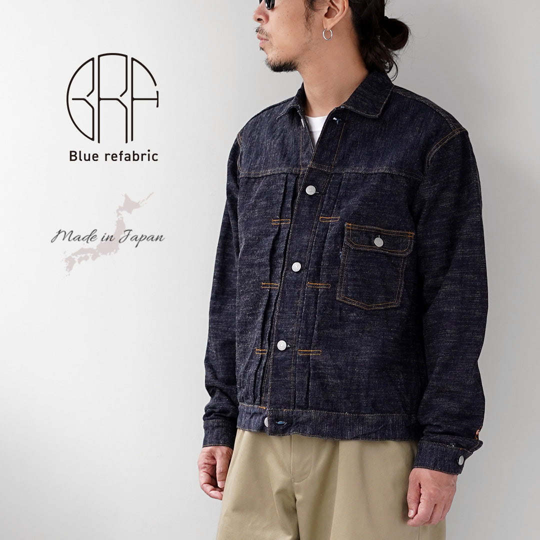 Blue refabric / GL3 Selvedge Denim Type 1 Jacket