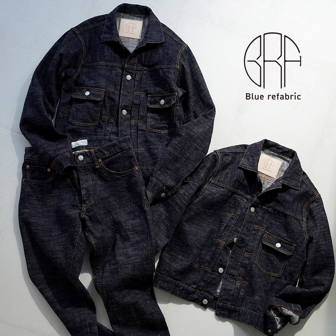 Blue refabric / GL3 Selvedge Denim Type 1 Jacket