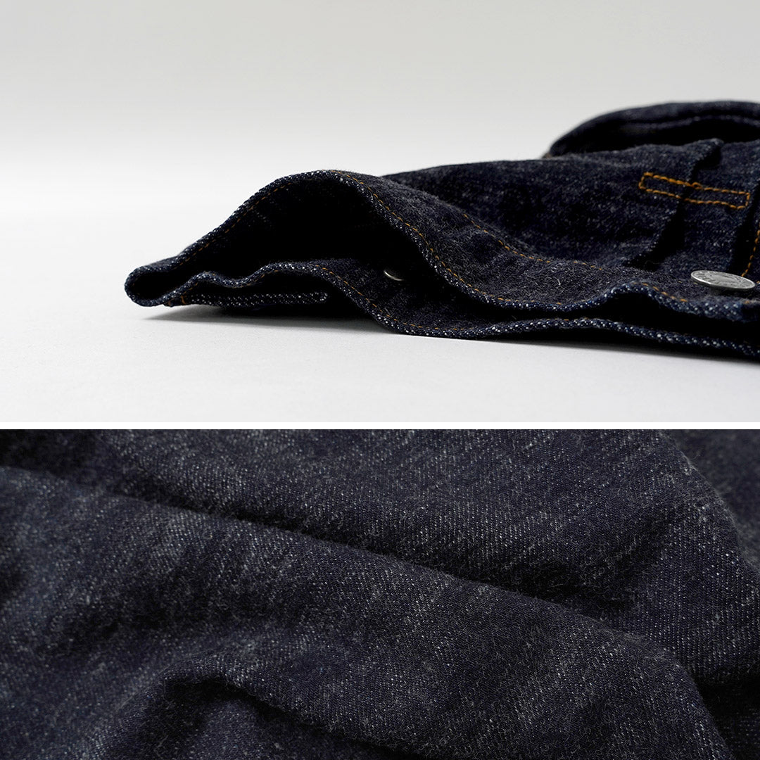 Blue refabric / GL3 Selvedge Denim Type 1 Jacket