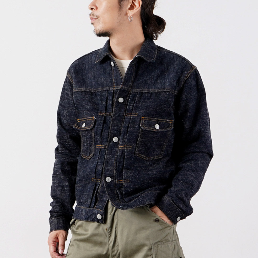 Blue refabric / GL3 Selvedge Denim Type 2 Jacket
