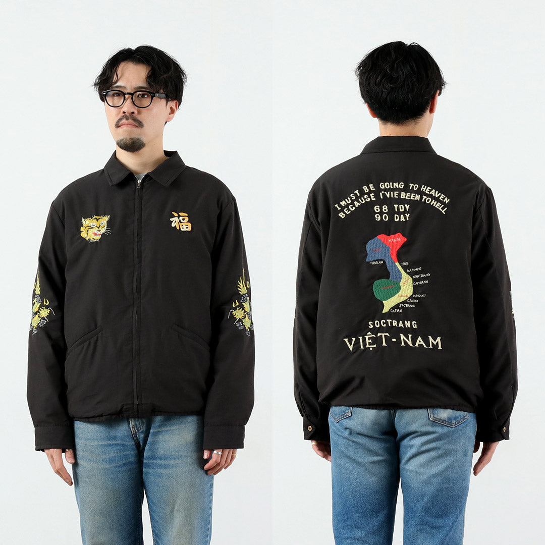 TAILOR TOYO / Cotton Rayon Vietnam Jacket “VIETNAM MAP” (AGING MODEL)