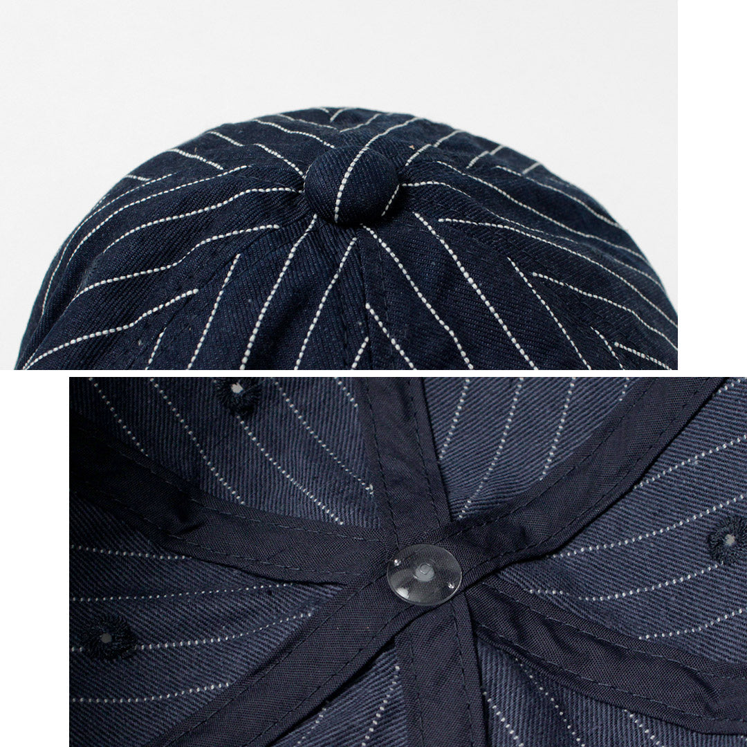 PLUS HAUT / Casquette Hickory x Denim 9oz