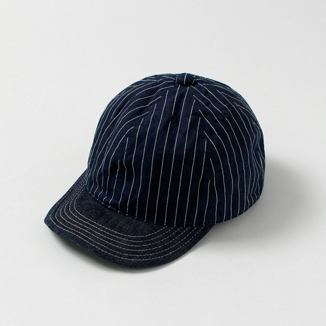 PLUS HAUT / Casquette Hickory x Denim 9oz