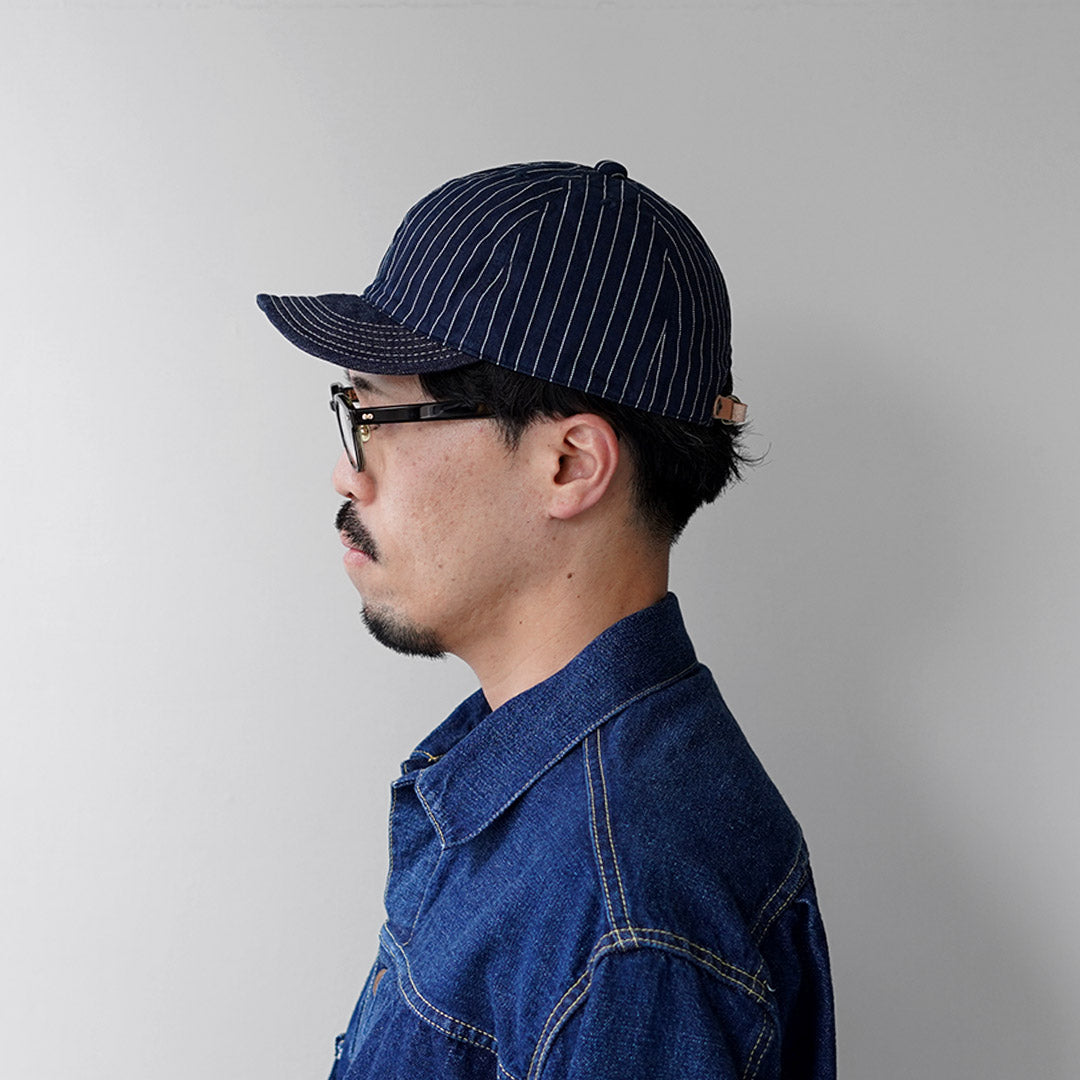 PLUS HAUT / Casquette Hickory x Denim 9oz