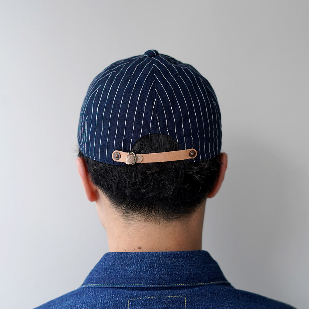 PLUS HAUT / Casquette Hickory x Denim 9oz