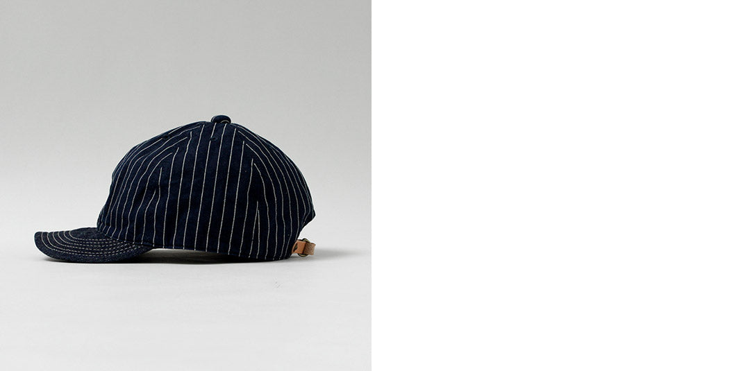PLUS HAUT / Casquette Hickory x Denim 9oz