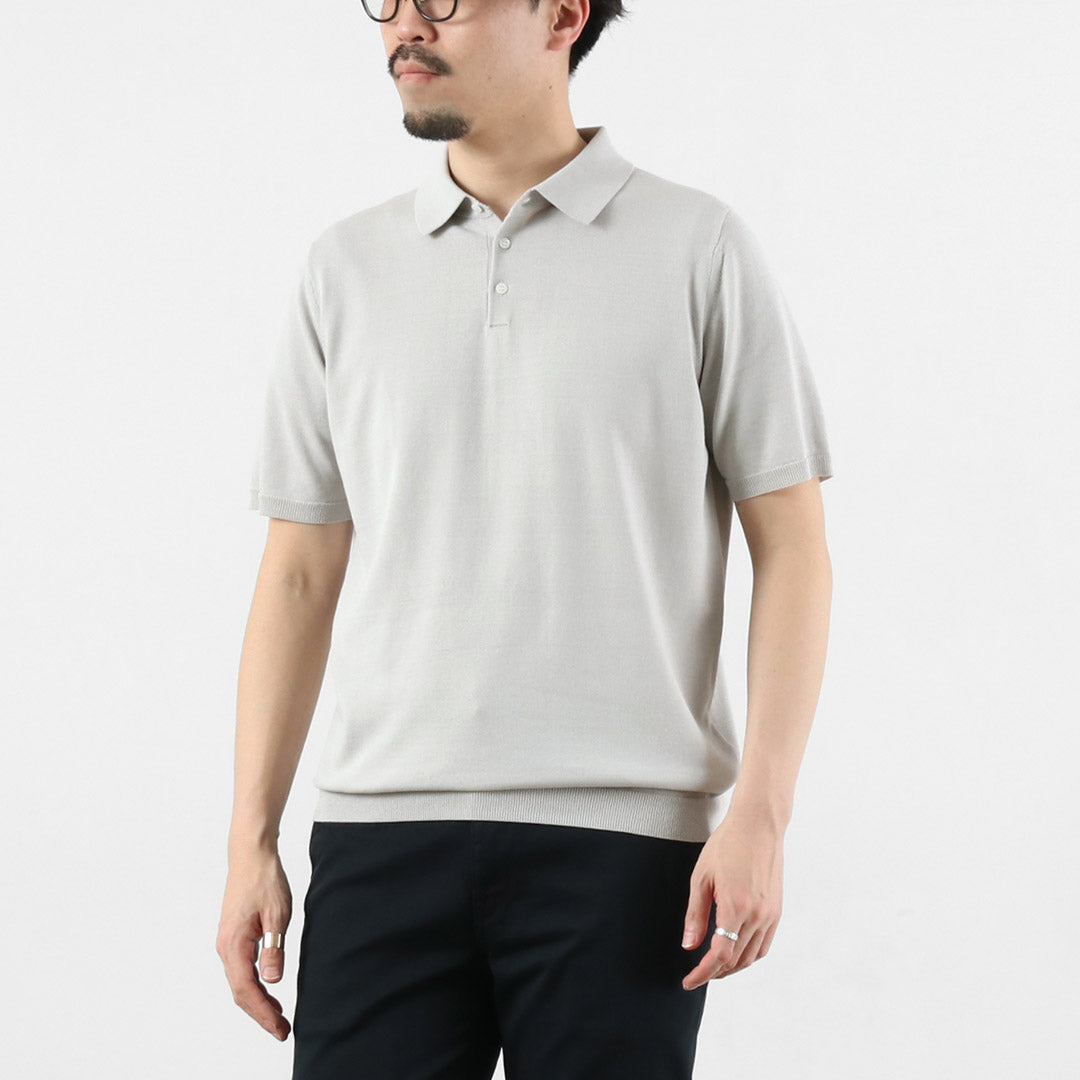 HARROWE HARROWE / Polo à col montant en coton glacé 14G