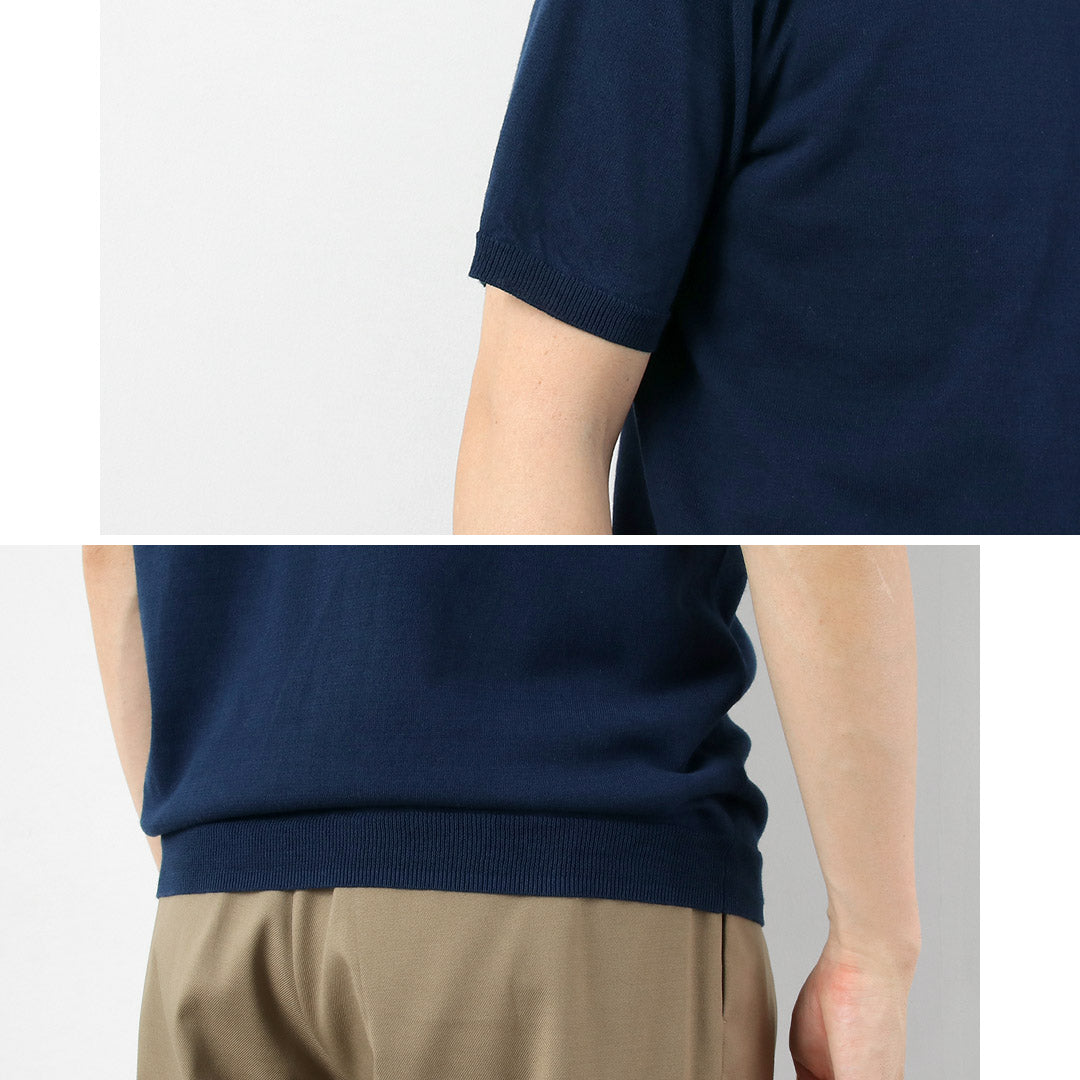 HARROWE HARROWE / Polo à col montant en coton glacé 14G