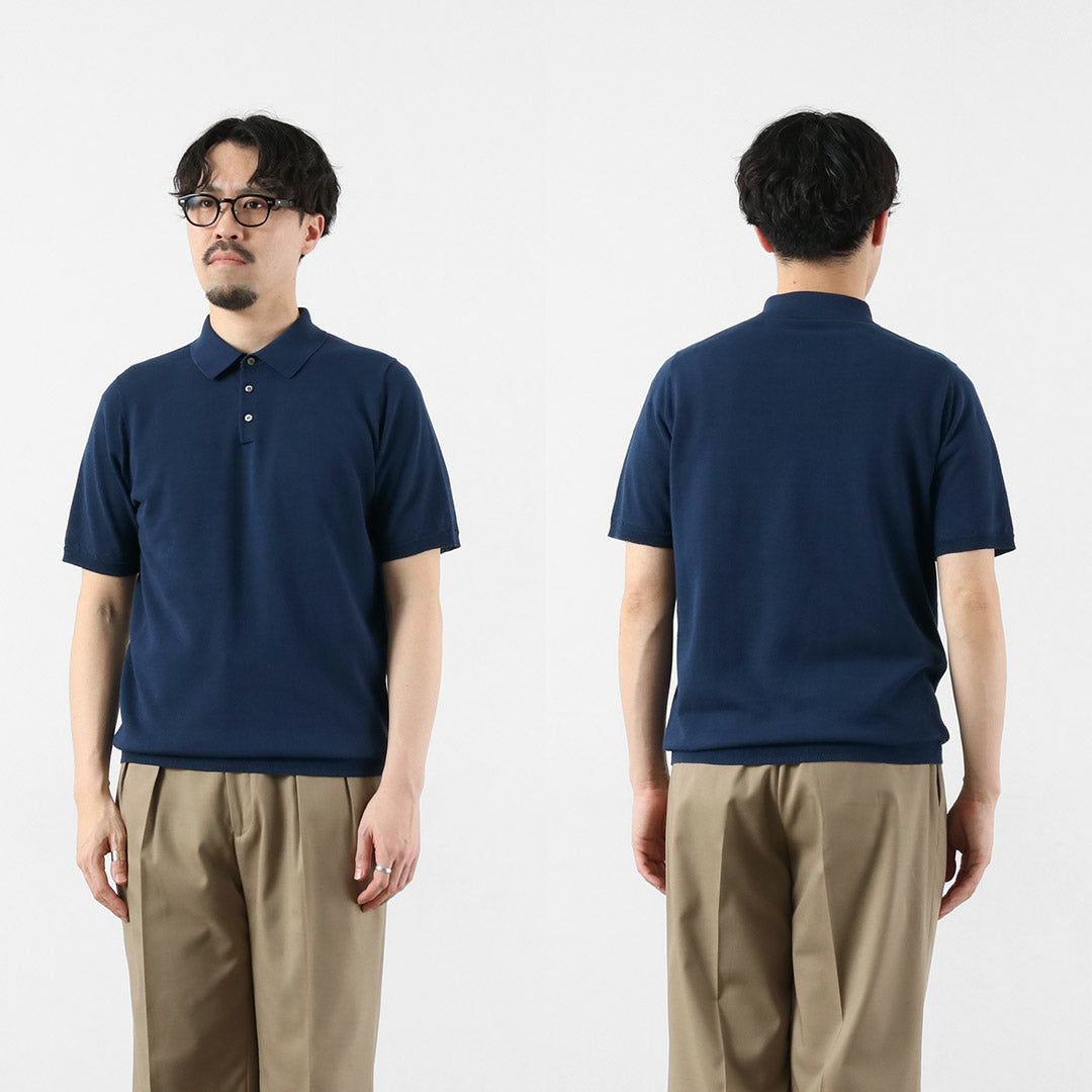 HARROWE HARROWE / Polo à col montant en coton glacé 14G